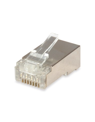 121181 conector RJ45 Plata
