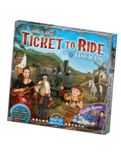 DW720138 juego de tablero ¡Aventureros al Tren! Iberia y Corea del Sur Juego de mesa Estrategia