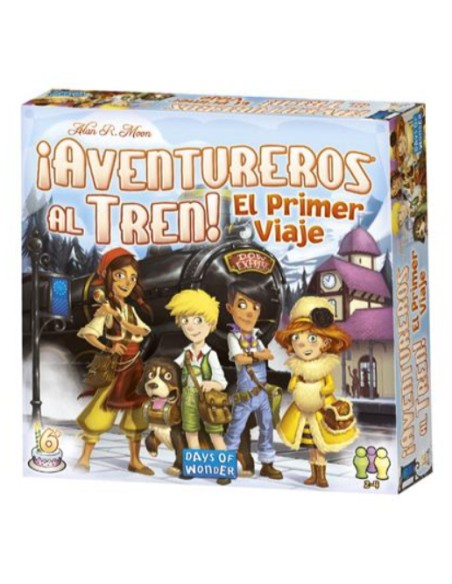 DW720827 juego de tablero ¡Aventureros al Tren! El Primer Viaje Juego de mesa Viaje/aventura