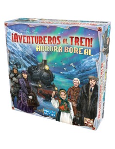 DW720837 juego de tablero ¡Aventureros al Tren! Aurora boreal 60 min Juego de mesa Estrategia