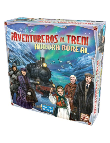 DW720837 juego de tablero ¡Aventureros al Tren! Aurora boreal 60 min Juego de mesa Estrategia