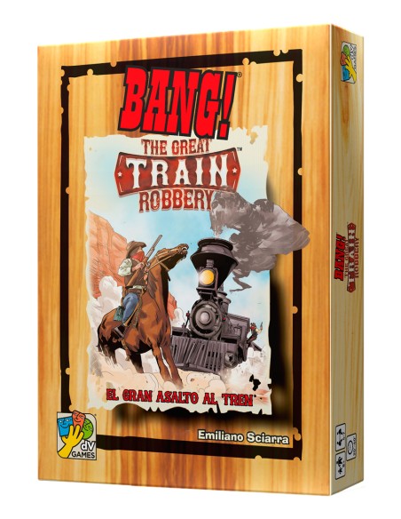 EEDVBA09 juego de tablero Bang! El gran asalto al tren 40 min Juego De Cartas Interpretación de roles