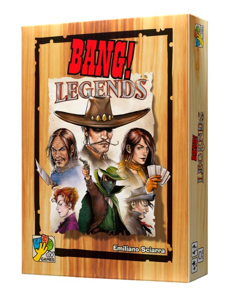 EEDVBA11 juego de tablero Bang! Legends 40 min Juego De Cartas Interpretación de roles