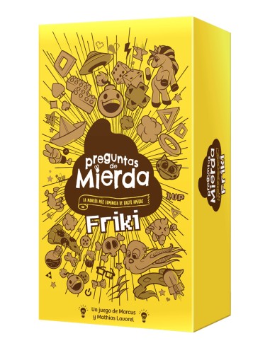 EELDCQ02 juego de tablero Preguntas de mierda Friki 15 min Juego De Cartas