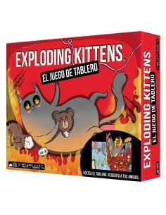 Exploding Kittens EKIBG01ES juego de tablero Exploding Kittens: The Board Game 20 min Juego de mesa Partido