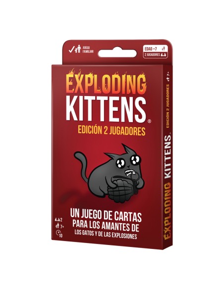 Exploding Kittens EKIEK09ES juego de tablero Exploding Kittens Edición 2 Jugadores 10 min Juego De Cartas Partido