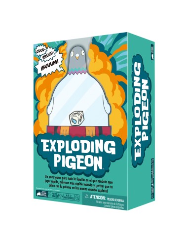 Exploding Kittens EKIEP01ES juego de tablero Exploding Pigeon 10 min Juego De Cartas Partido