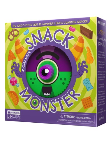 Exploding Kittens EKISNMO01ES juego de tablero Snack Monster 15 min Juego De Cartas Partido