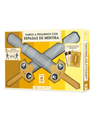 EKISWRD01ES juego de tablero Vamos a pegarnos con espadas de mentira 20 min Juego de mesa Partido