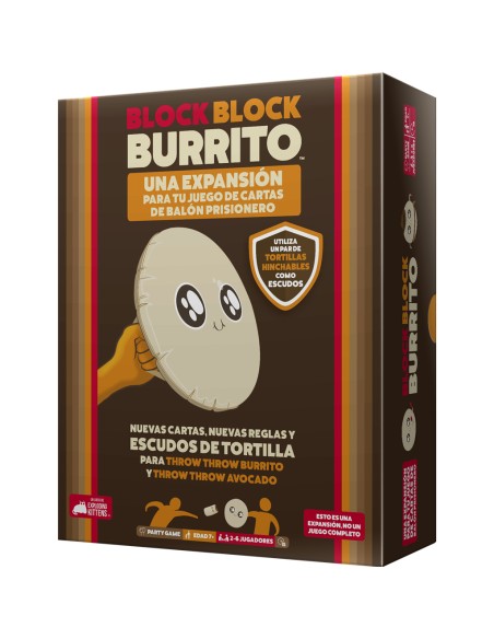 Exploding Kittens EKITTB03ES juego de tablero Block Block Burrito 15 min Juego De Cartas Partido