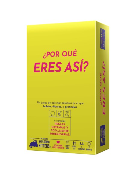 Exploding Kittens EKIWYLT01ES juego de tablero ¿Por qué eres así? 15 min Juego De Cartas Partido