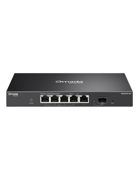 ES206XPP-M2 switch Gestionado L2 2.5G Ethernet (100/1000/2500) Energía sobre Ethernet (PoE) Montaje en pared/escritorio Negro