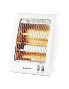 ET-QH02 calefactor eléctrico Interior y exterior Blanco 800 W Calefactor eléctrico de cuarzo
