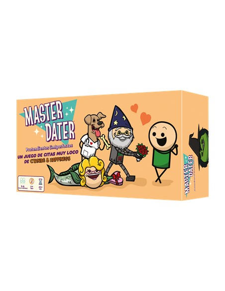 Master Dater 40 min Juego De Cartas Lógico