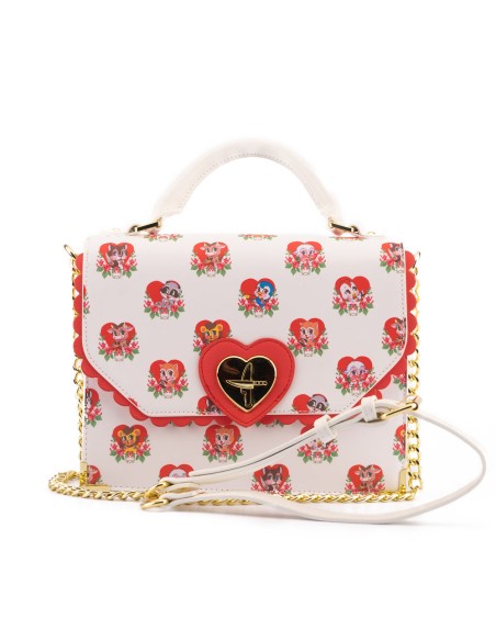 FUNTB0003 bolso y bandolera Cuero vegano Rosa Chica