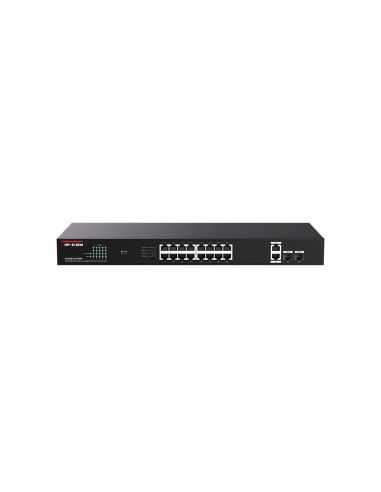 G1120P-16-150W switch No administrado Gigabit Ethernet (10/100/1000) Energía sobre Ethernet (PoE) 1U Negro