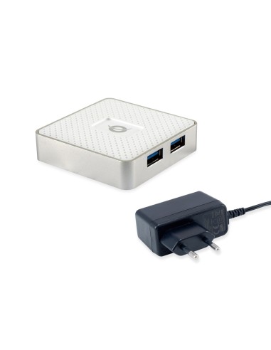HUBBIES03W hub de interfaz USB 3.2 Gen 1 (3.1 Gen 1) Micro-B 5000 Mbit/s Blanco