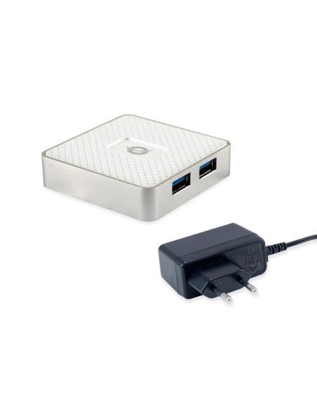 HUBBIES03W hub de interfaz USB 3.2 Gen 1 (3.1 Gen 1) Micro-B 5000 Mbit/s Blanco