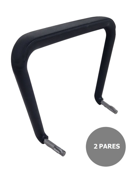 Kit de 2 parejas de brazos fijos para sillas Iso