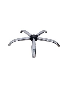 Kit de 1 base cromada de 600 mm