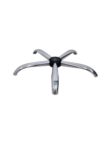 Kit de 1 base cromada de 600 mm