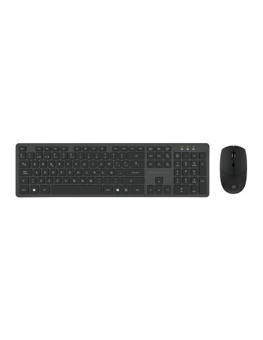 ORAZIO01ES teclado Ratón incluido Oficina RF inalámbrico QWERTY Español Negro
