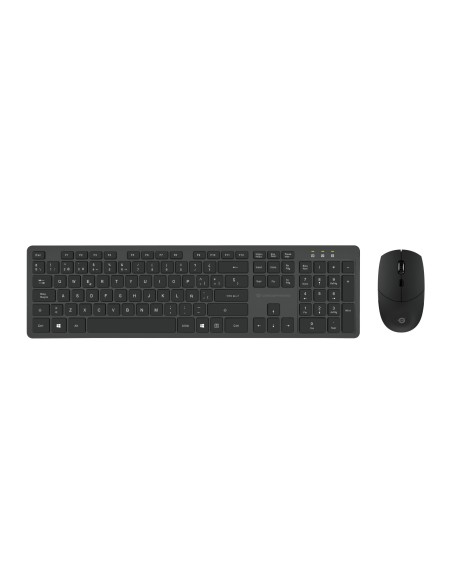 ORAZIO01ES teclado Ratón incluido Oficina RF inalámbrico QWERTY Español Negro