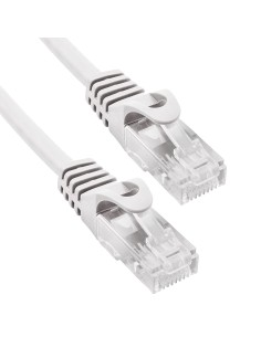 Cable de Red 100% Cu Cat.6 UTP Sólido Gris 10M
