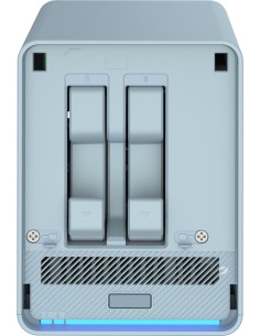 QMiroPlus-201W NAS Escritorio Intel® Celeron® J4125 4 GB DDR4 0 TB QNAP Turbo System Azul