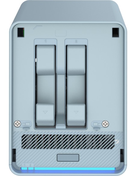 QMiroPlus-201W NAS Escritorio Intel® Celeron® J4125 4 GB DDR4 0 TB QNAP Turbo System Azul