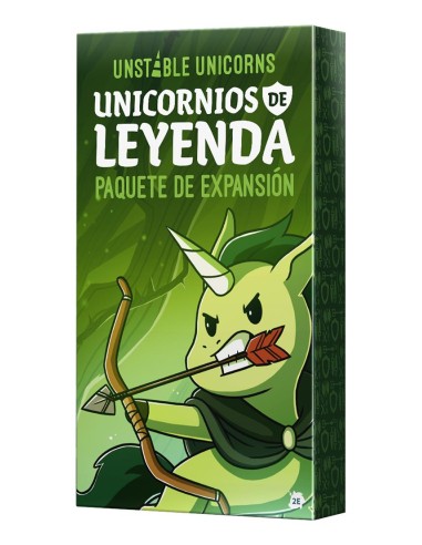 TEEUU05ES juego de tablero Unstable Unicorns Unicornios de Leyenda Expansión de juego de cartas