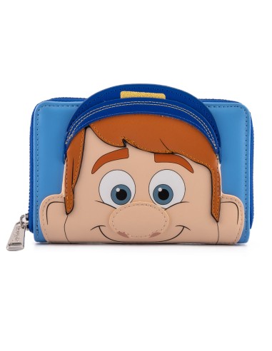 WDWA1848 monedero, tarjetero y portadocumento de viaje Billetera Azul Cuero vegano