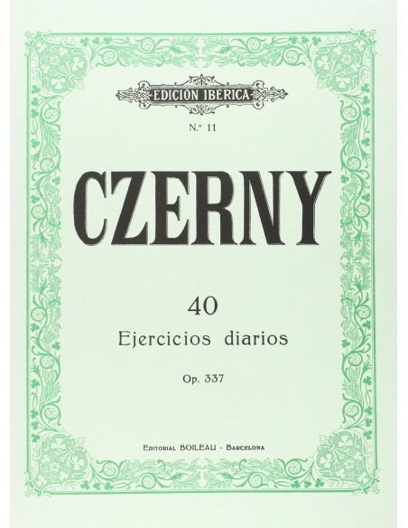 40 ejercicios diarios op337