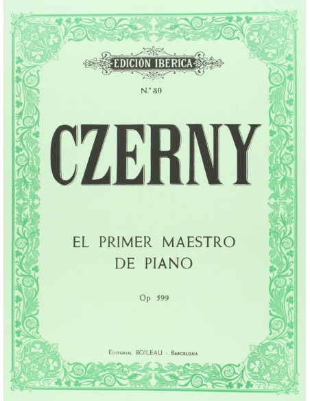 El primer maestro piano op599 op100