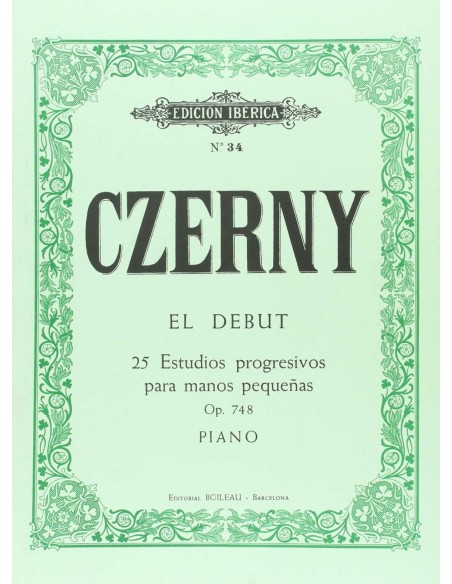 EL debut 25 estudios para manos pequenas