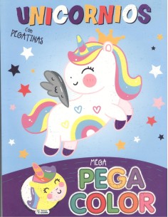 Unicornios con pegatinas