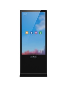 EP5542T pantalla de señalización Diseño de tótem 139,7 cm (55") LED 450 cd / m² 4K Ultra HD Negro Pantalla táctil Android 8.0