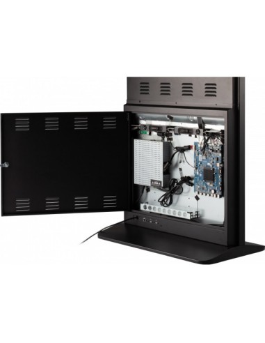 EP5542T pantalla de señalización Diseño de tótem 139,7 cm (55") LED 450 cd / m² 4K Ultra HD Negro Pantalla táctil Android 8.0