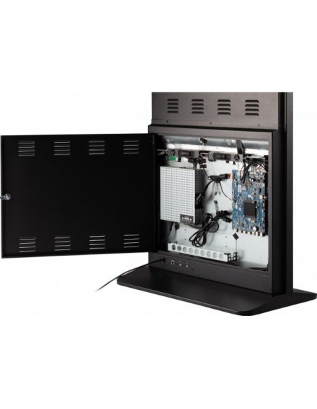 EP5542T pantalla de señalización Diseño de tótem 139,7 cm (55") LED 450 cd / m² 4K Ultra HD Negro Pantalla táctil Android 8.0