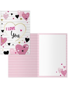 Pack 6 tarjetas felicitacion Modelo Valentin piccolo