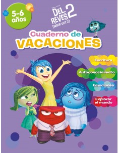Inside Out 2 Cuaderno de vacaciones 5 6 anos Disney Cuaderno de vacaciones