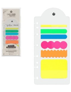 NOTAS ADHESIVAS INGENIOX IRREGULAR COLORES NEON