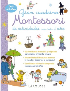 Gran cuaderno Montessori de actividades para todo el ano