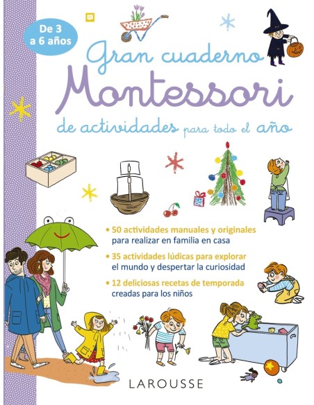 Gran cuaderno Montessori de actividades para todo el ano