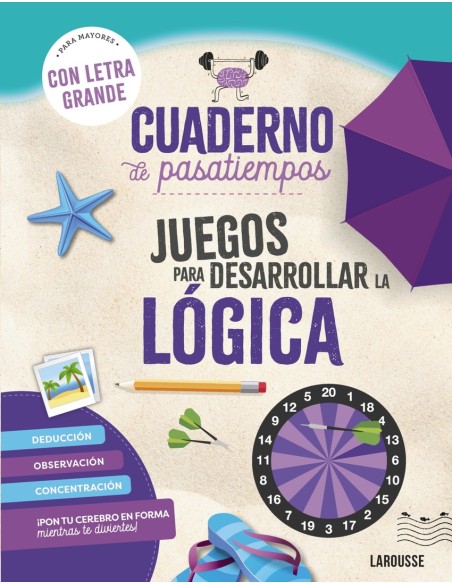 Cuaderno de pasatiempos para mayores Juegos para desarrollar la logica