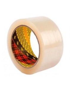SCOTCH CINTA DE EMBALAJE 309 TRANSPARENTE / PP BAJO RUIDO / 50MM X 66 M -PACK 6-