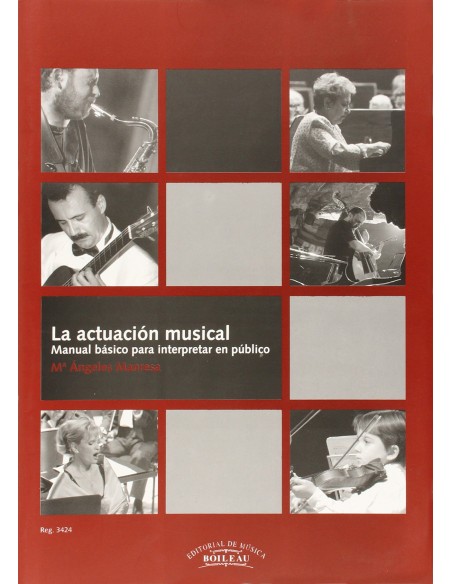 Actuacion musical manual basico interpretar publico