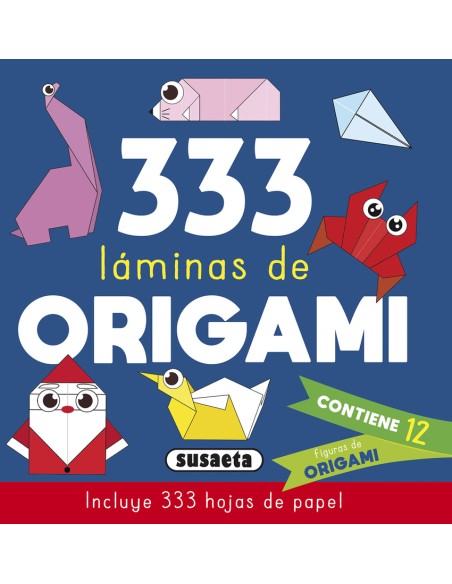333 Laminas de origami azul