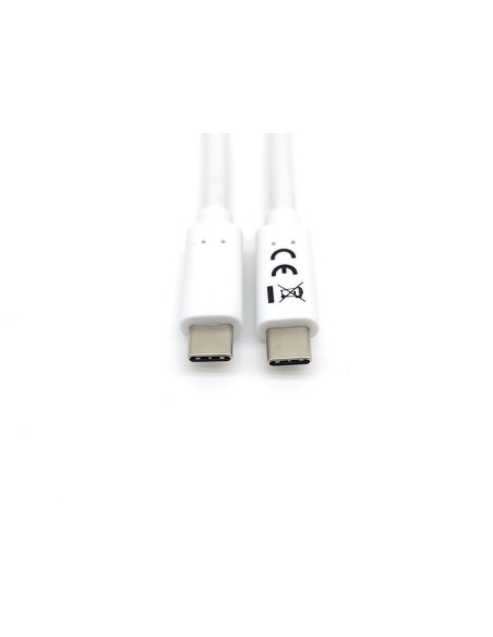 128361 cable USB 1 m USB 3.2 Gen 1 (3.1 Gen 1) USB C Blanco