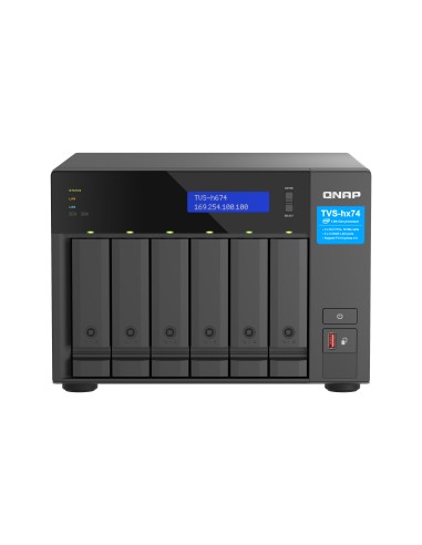 TVS-H674 NAS Torre Ethernet Negro i5-12400